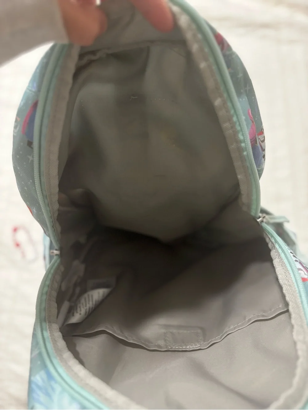 Pottery Barn Kids Frozen Light Blue Character Backpack